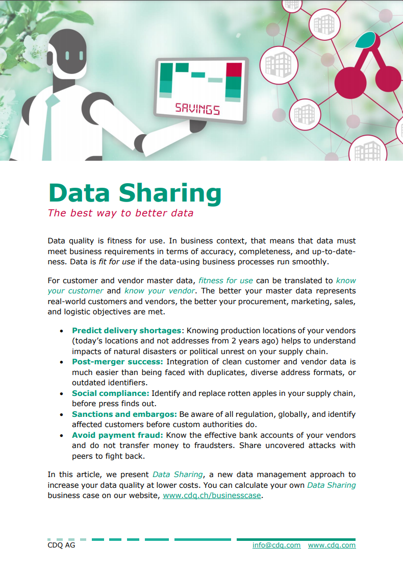 Data Sharing: The Best Way To Better Data